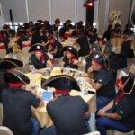 People playing KSM business simulation