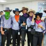 Corporate employees enjoying the best business simulation conducted by SimuRise called The search for the lost dutchman gold mine