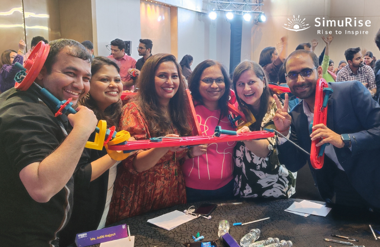 Top corporate companies experiencing the best Experiential Learning simulation by best simulation conducting company called SimuRise